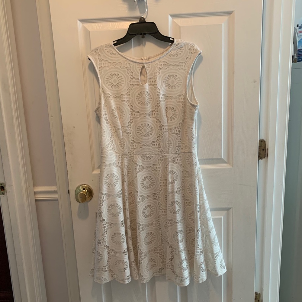 Super Cute White Lace Dress